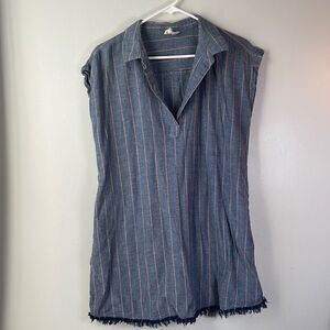 EUC Francesca's Harper Vintage Tunic Tank Top Cover Up L